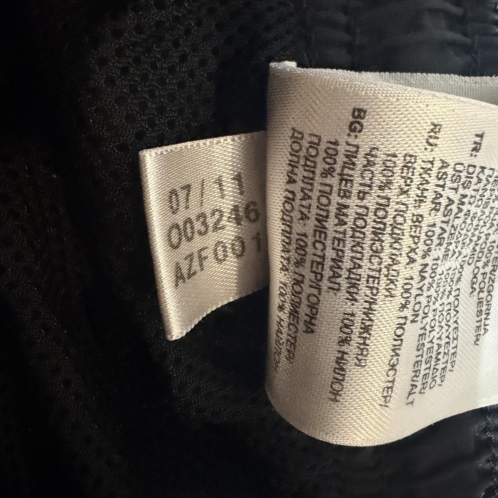 Adidas Track Pants Womens L Black Pink 3 Stripe Elastic Waist Mesh Lined - Picture 3 of 7